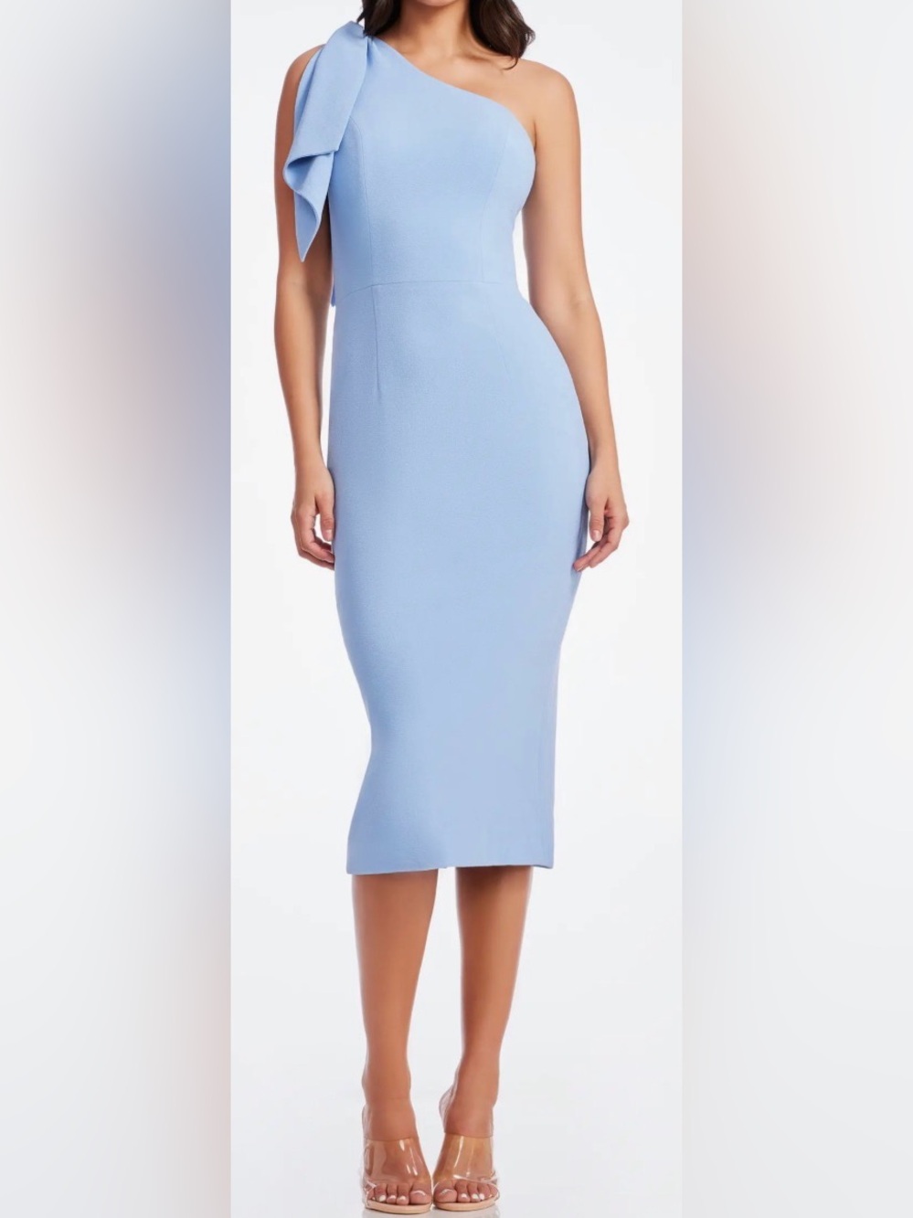 Dress the Population Tiffany One-Shoulder Midi Dress - NWOT - Size L